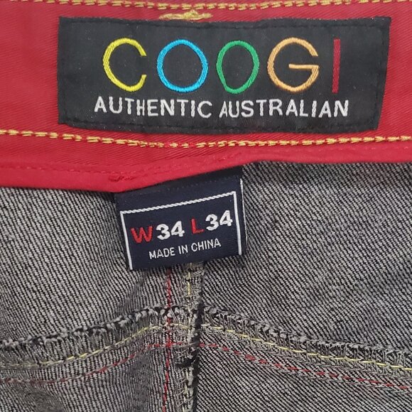 Authentic COOGI Men's Jeans Colorful Embroidered Yellow, Green, Blue, Red- 34x34 - Picture 8 of 14